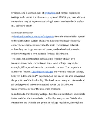 Electrical substation | PDF