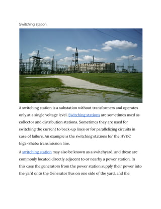Electrical substation | PDF