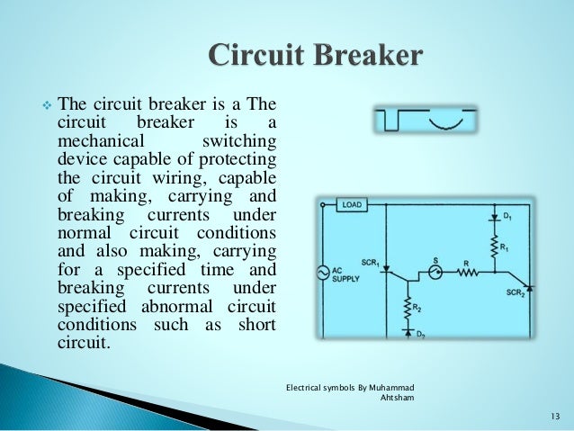 electrical symbol for circuit breaker circuit diagram images