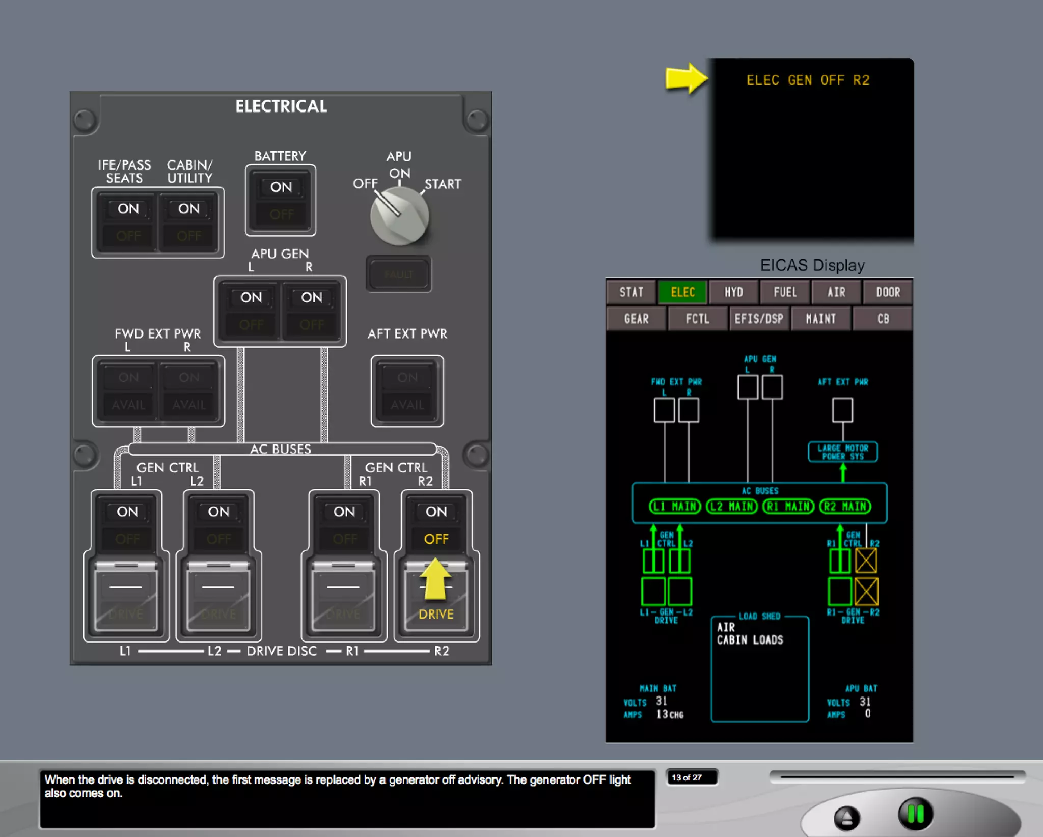 B787 Electrical system