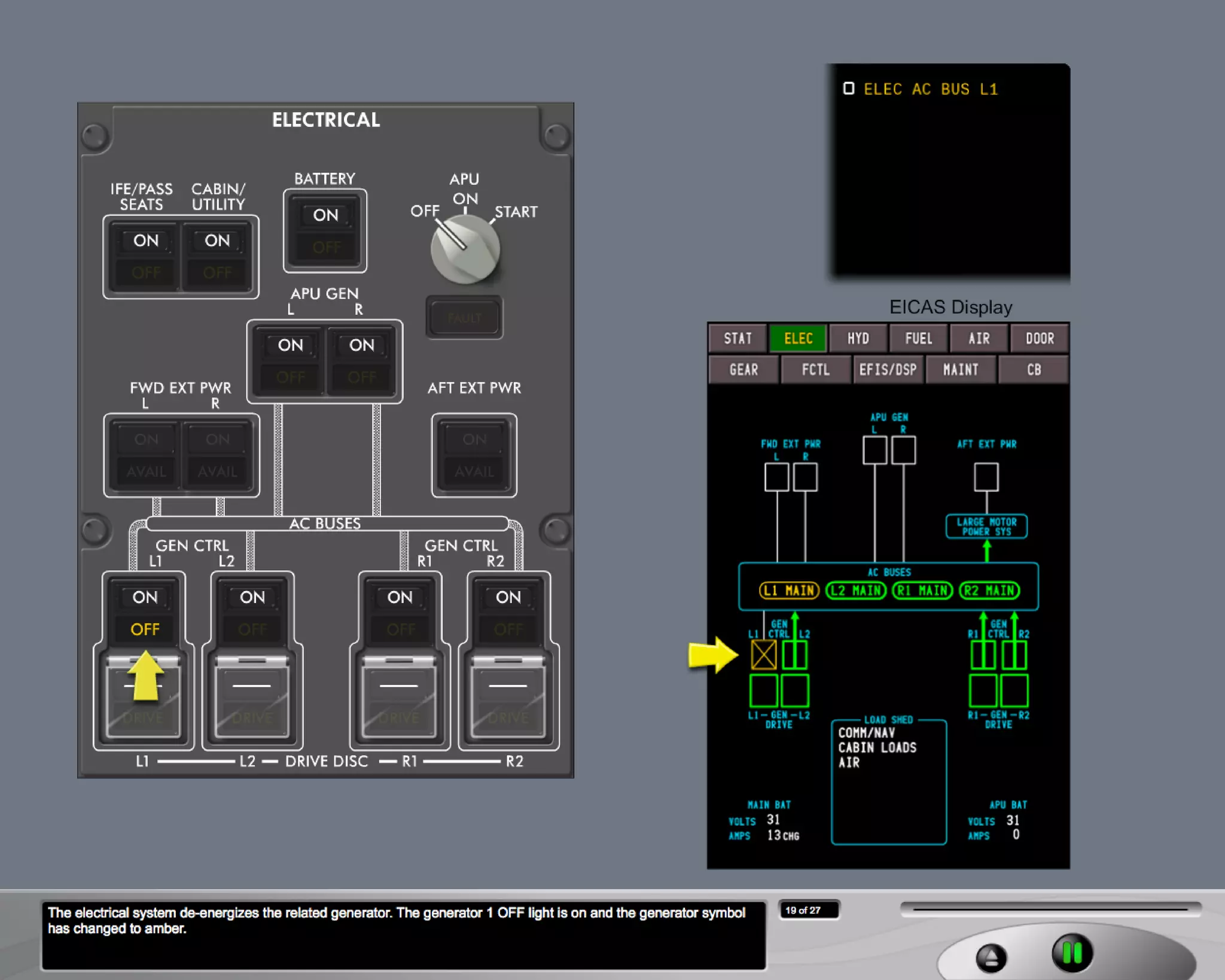 B787 Electrical system