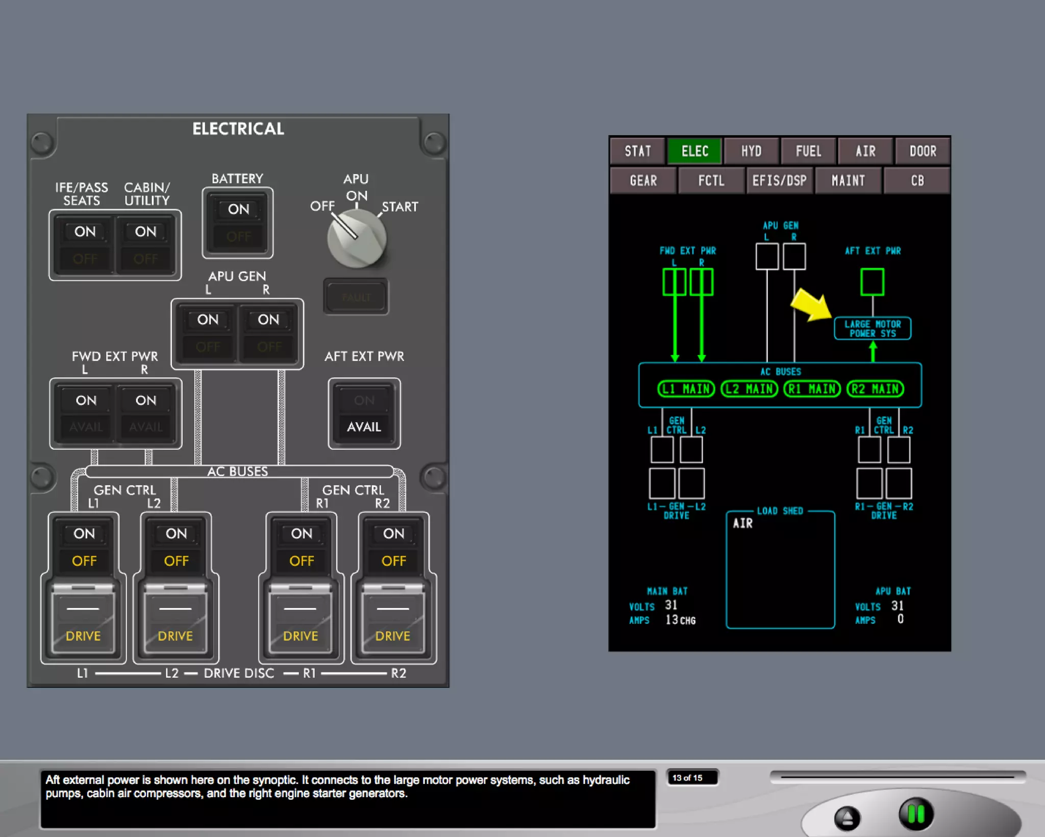 B787 Electrical system