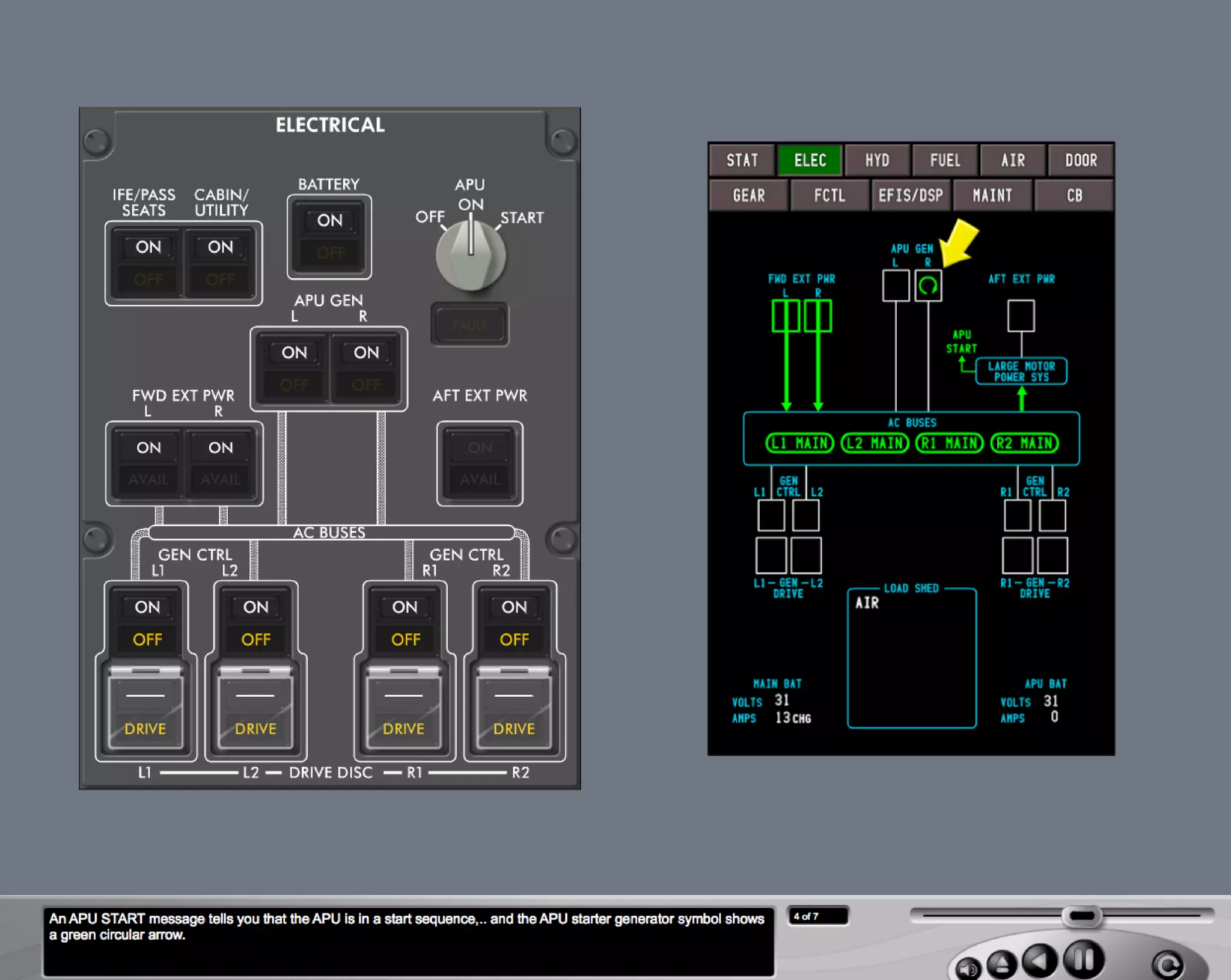 B787 Electrical system