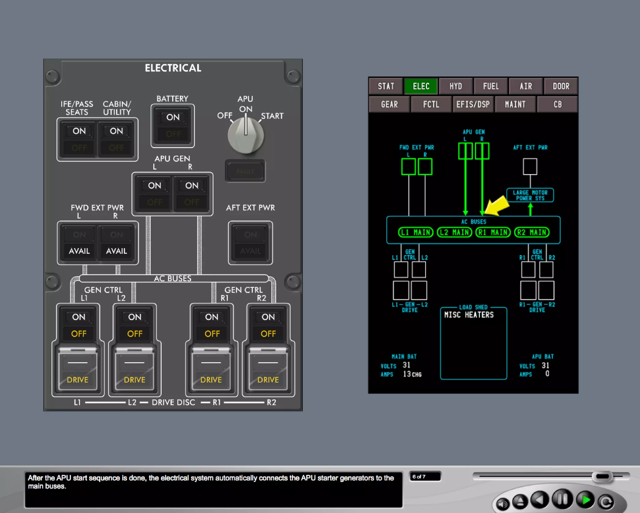 B787 Electrical system
