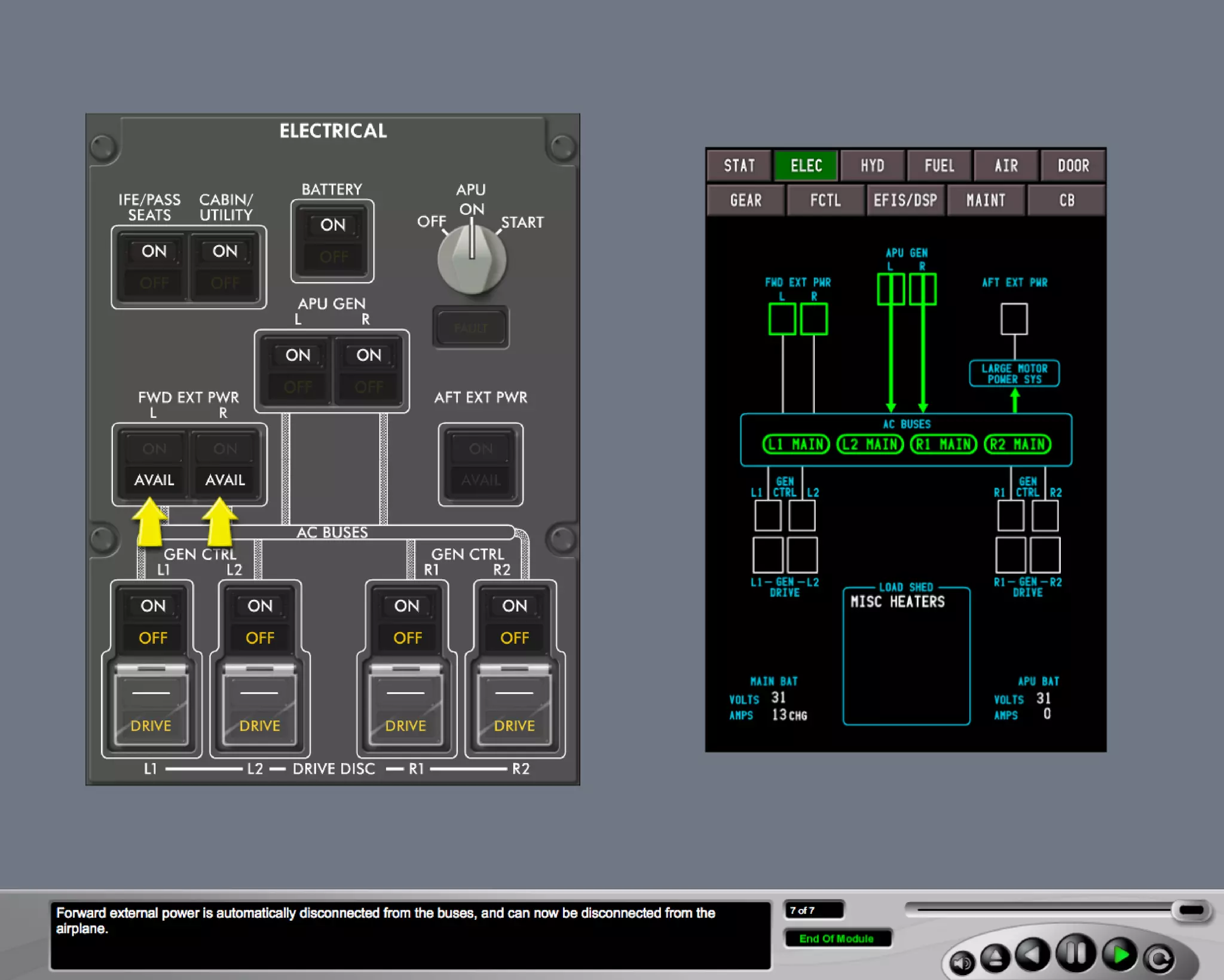 B787 Electrical system