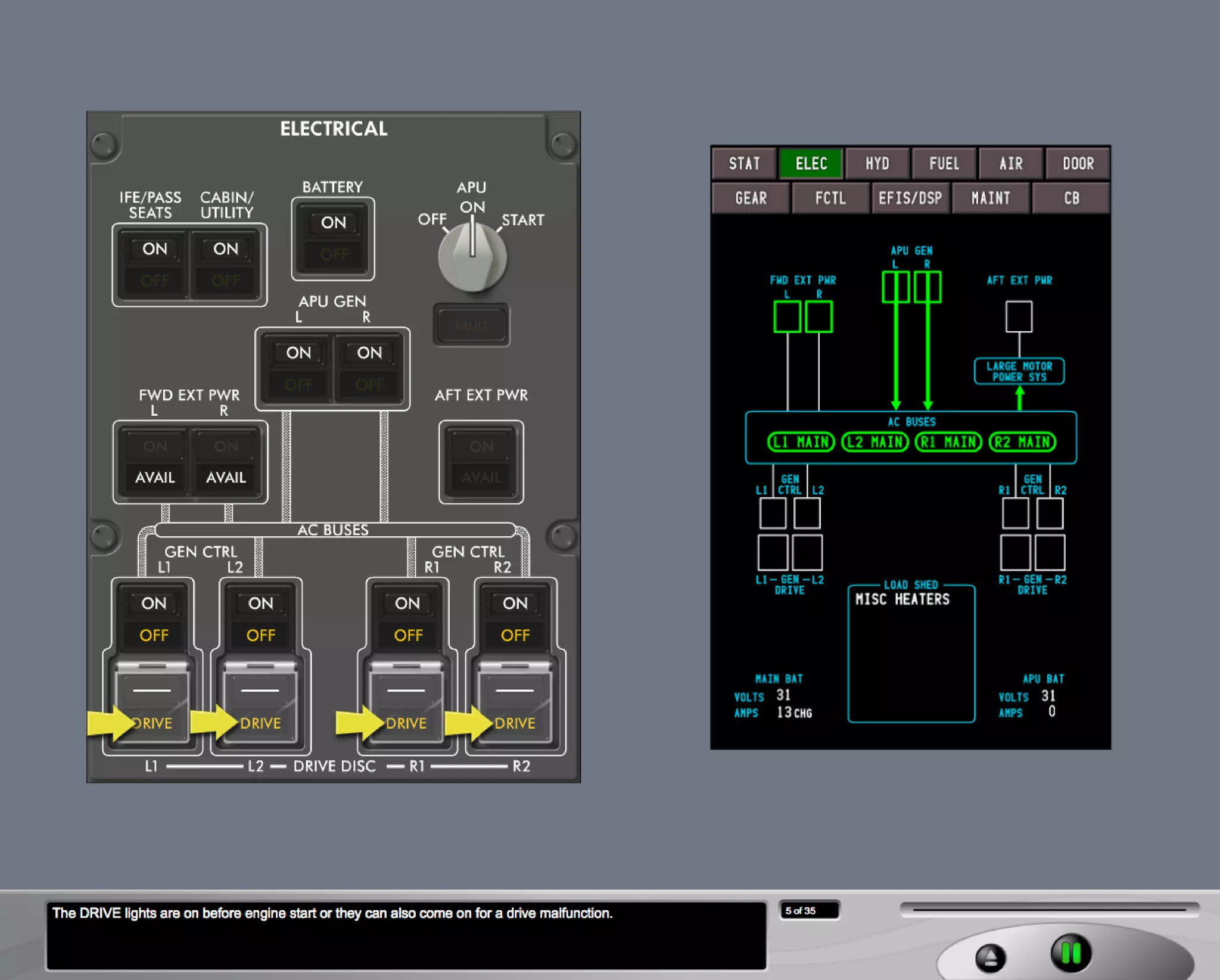 B787 Electrical system