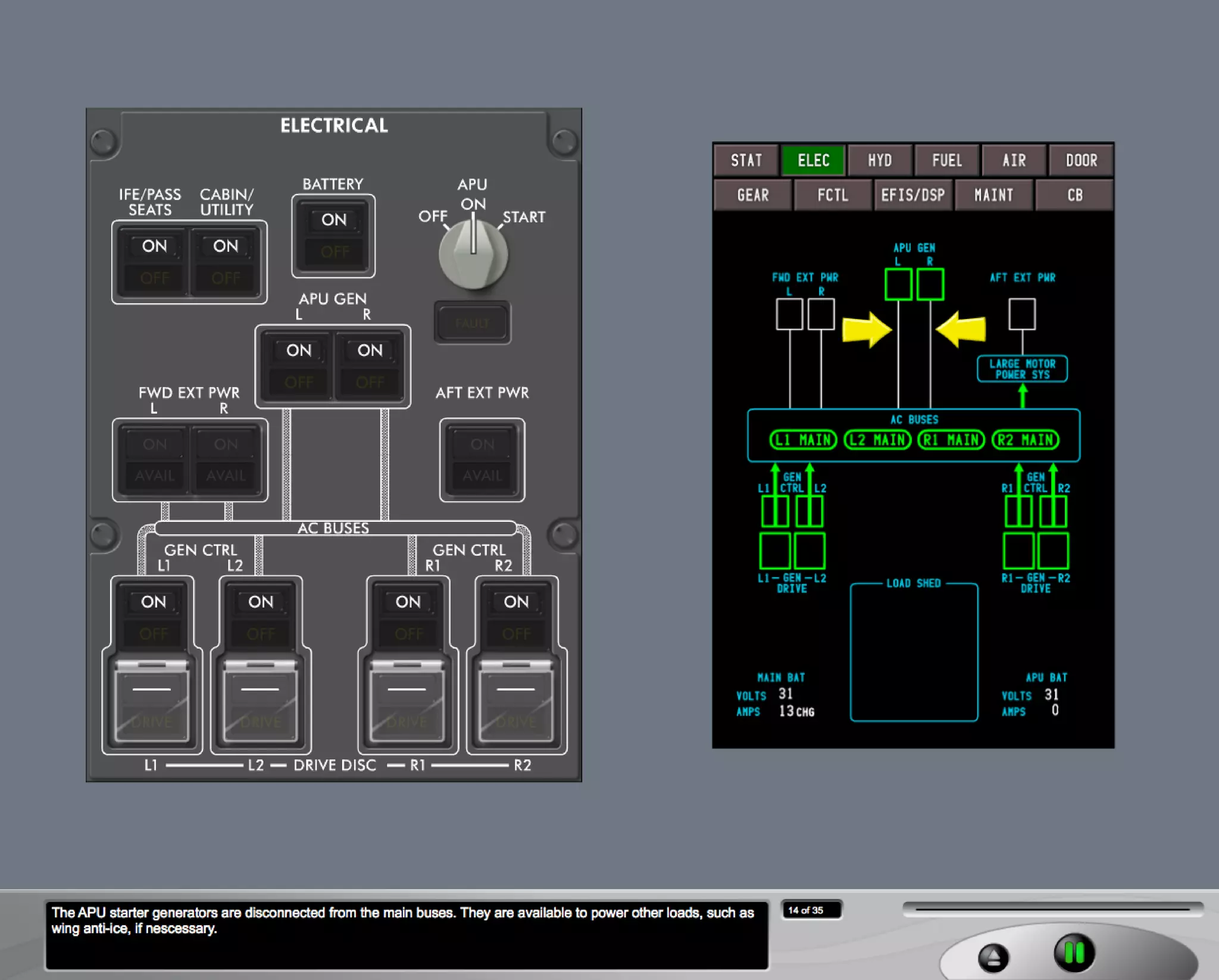 B787 Electrical system