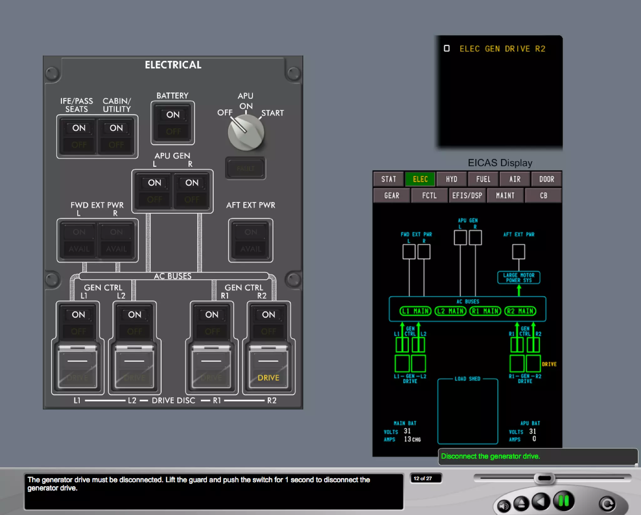B787 Electrical system