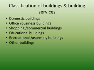 Building Electrical Classification Electrical System Design, Classifications | PDF