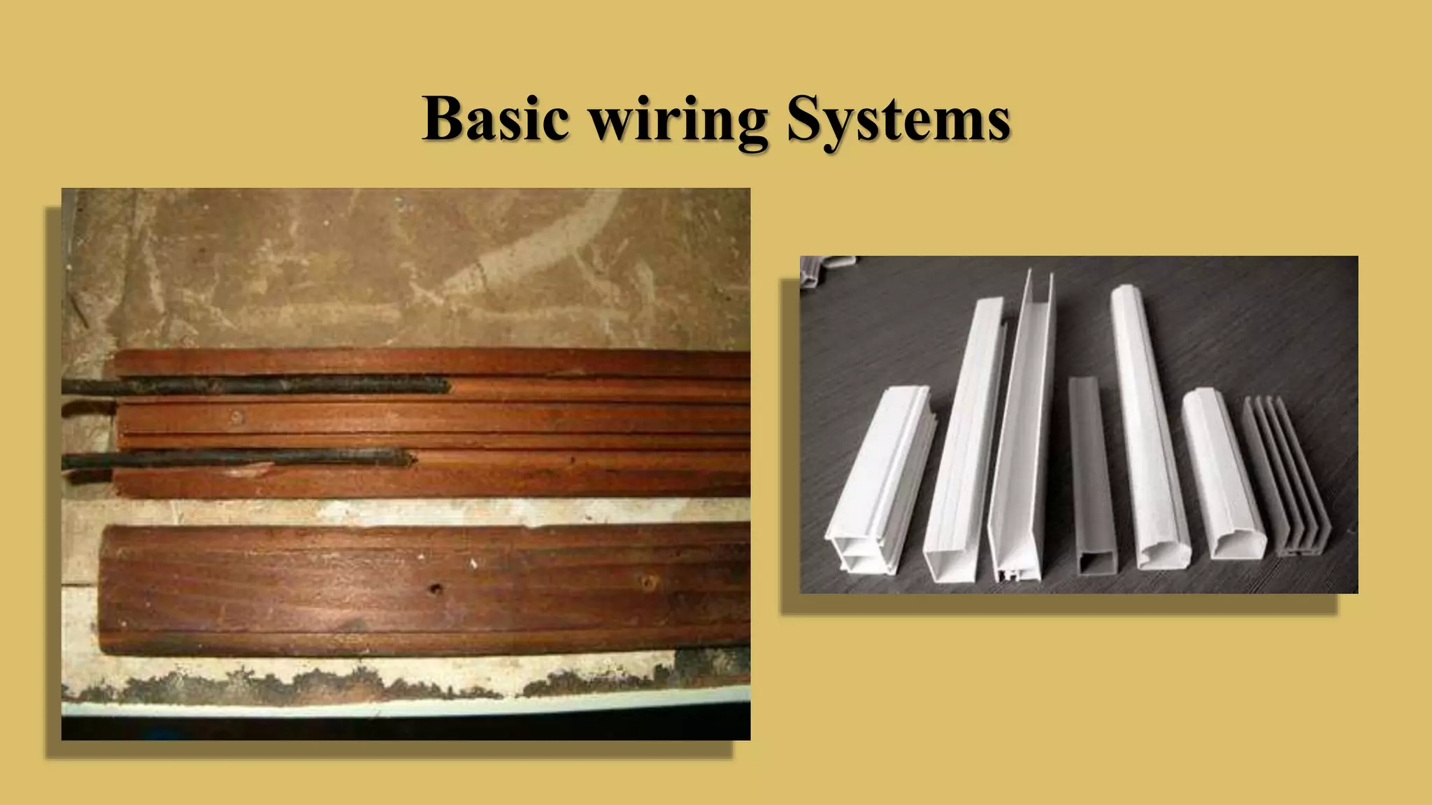Basic wiring Systems
 