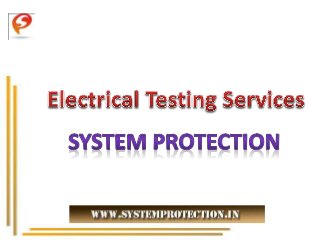 Electrical Testing Services in India