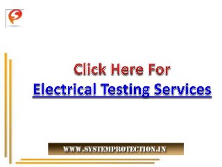 Electrical Testing Services in India