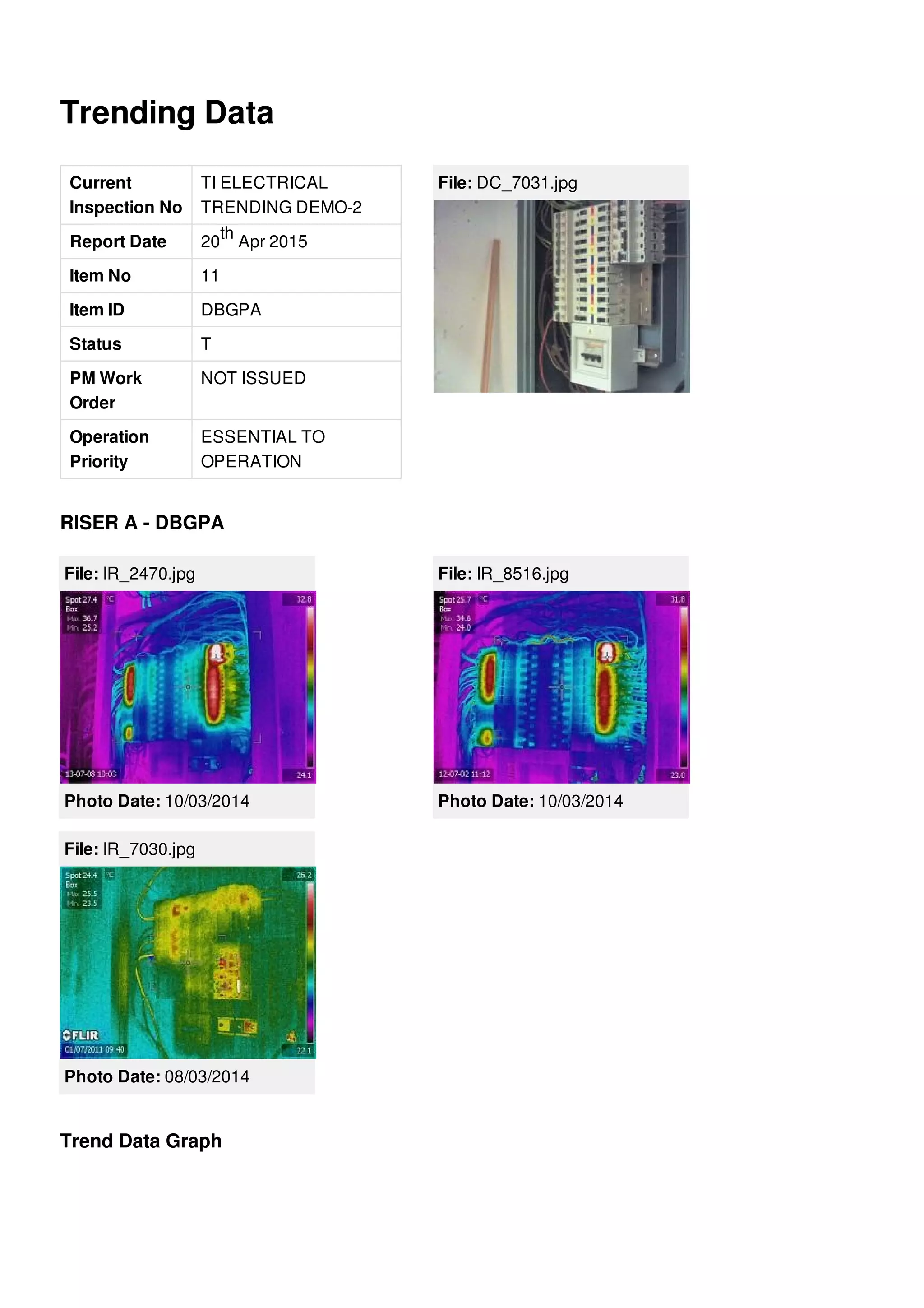 Electrical Thermal Imaging Report TICOR | PDF