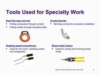 Specialty Electrical Tools