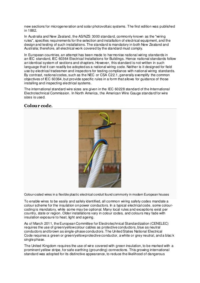 Electrical wiring