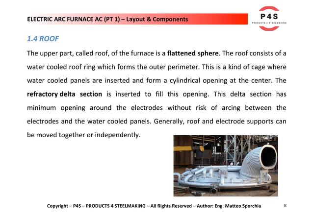 ELECTRIC ARC FURNACE AC (PART 1) - Layout & Components (steel ...