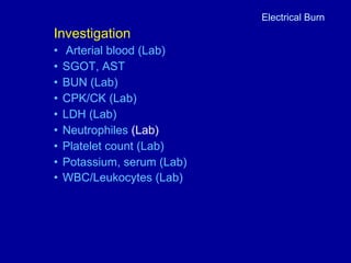 Electric Burn | PPT