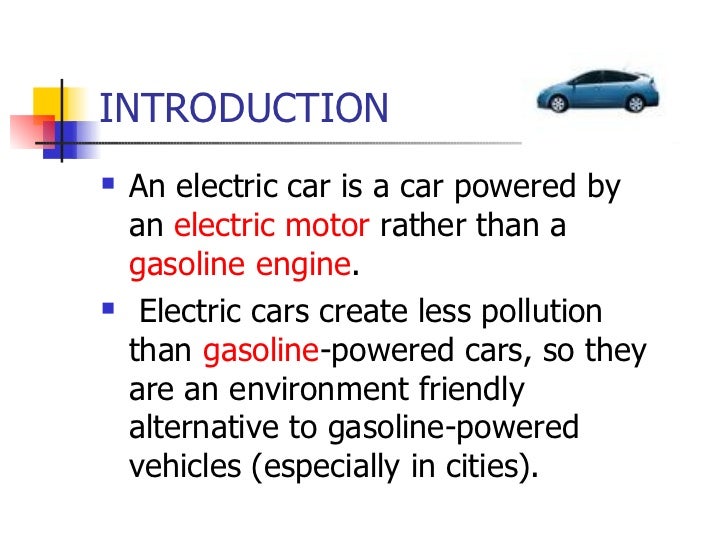 Electric car