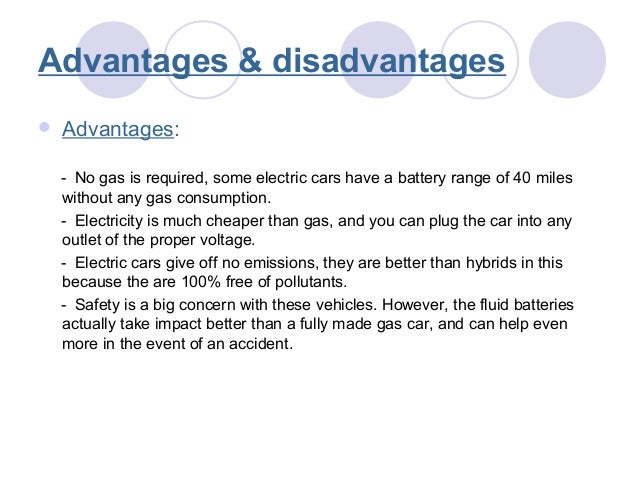 Advantages Of An Electric Vehicle