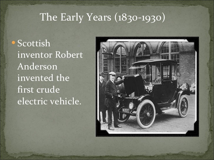 Robert Anderson Electric Car Inventor Robert Anderson Electric Car Inventor