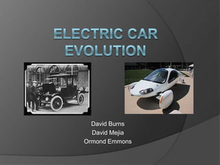 Electric Carevolution David Burns David Mejia Ormond Emmons 