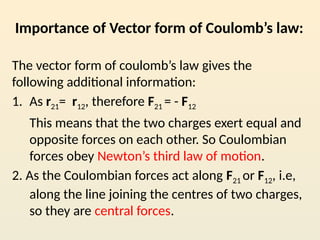 Electric charges and Coulombs law of electrostatic force.pptx