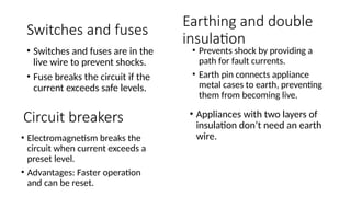 electric circuit igcse curriculum chapter 4.4 | PPTX
