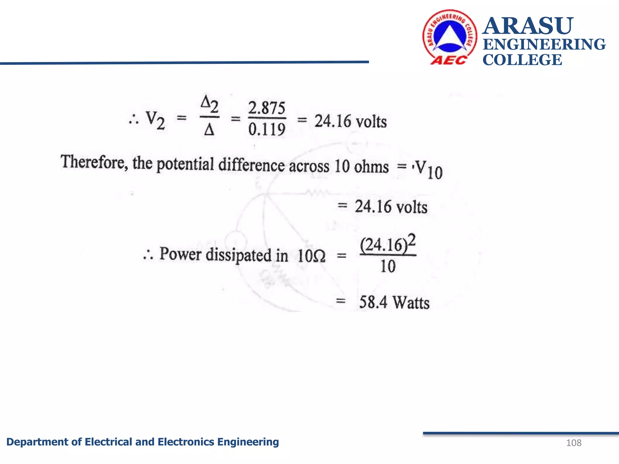ARASU
ENGINEERING
COLLEGE
108
Department of Electrical and Electronics Engineering
 