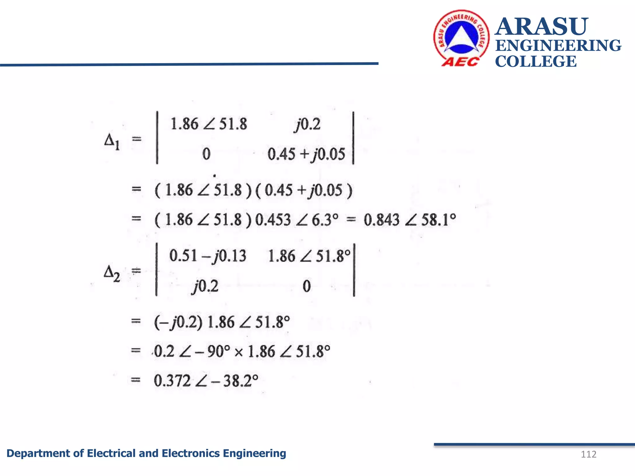 ARASU
ENGINEERING
COLLEGE
112
Department of Electrical and Electronics Engineering
 