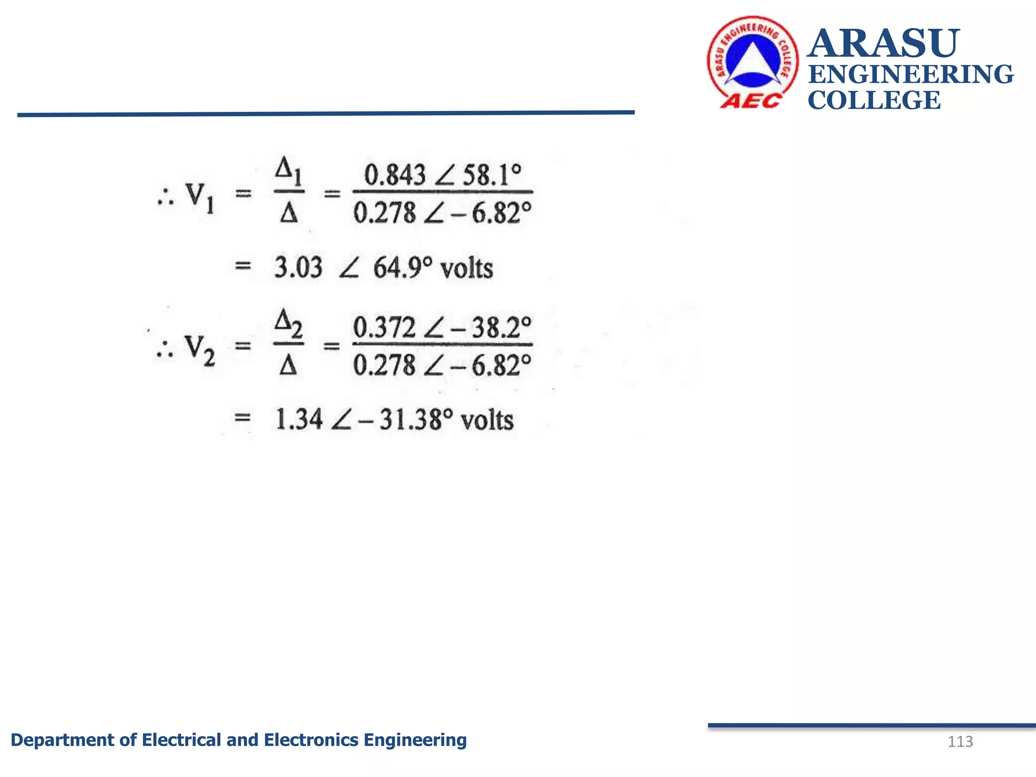ARASU
ENGINEERING
COLLEGE
113
Department of Electrical and Electronics Engineering
 