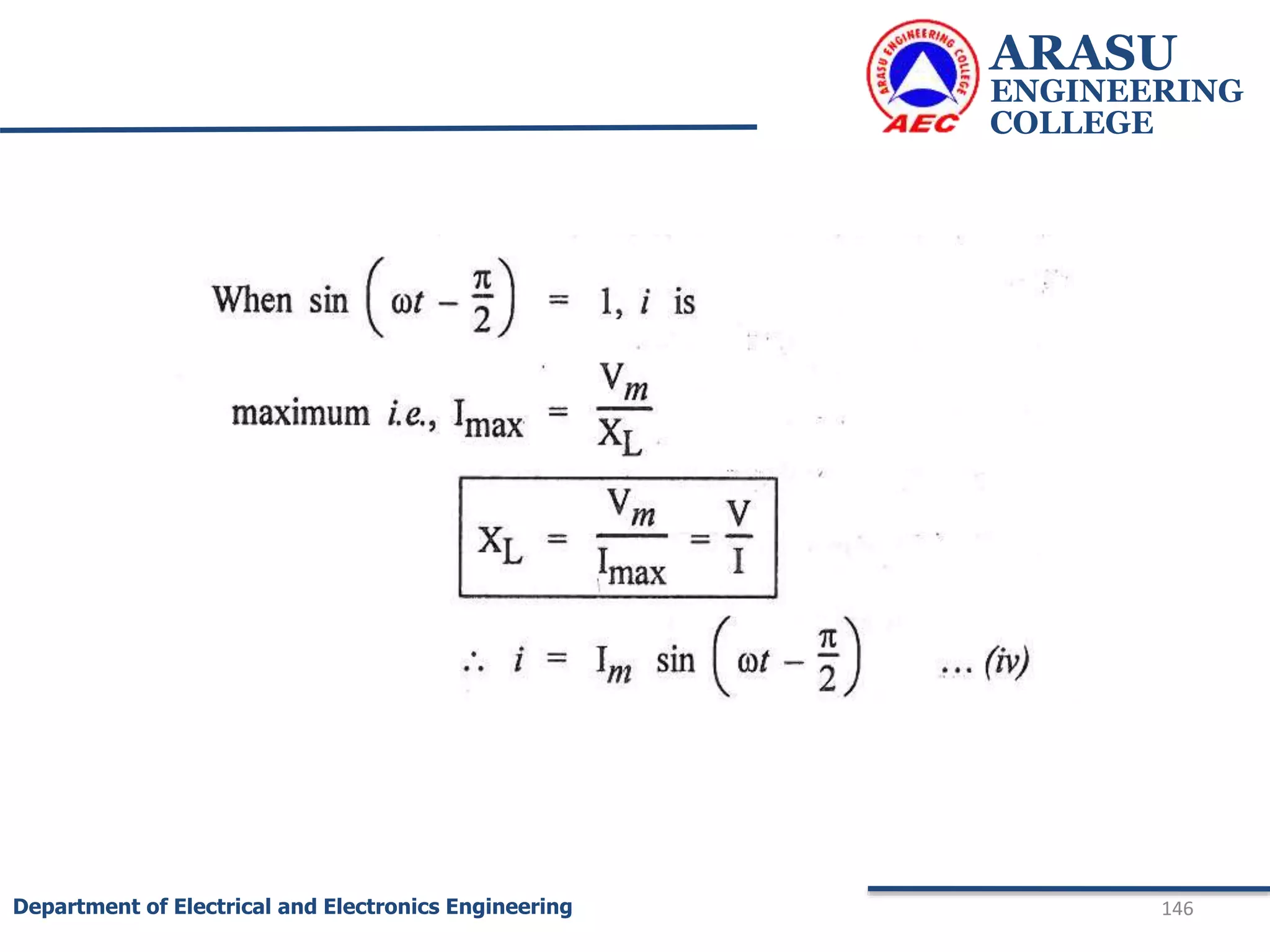 ARASU
ENGINEERING
COLLEGE
146
Department of Electrical and Electronics Engineering
 