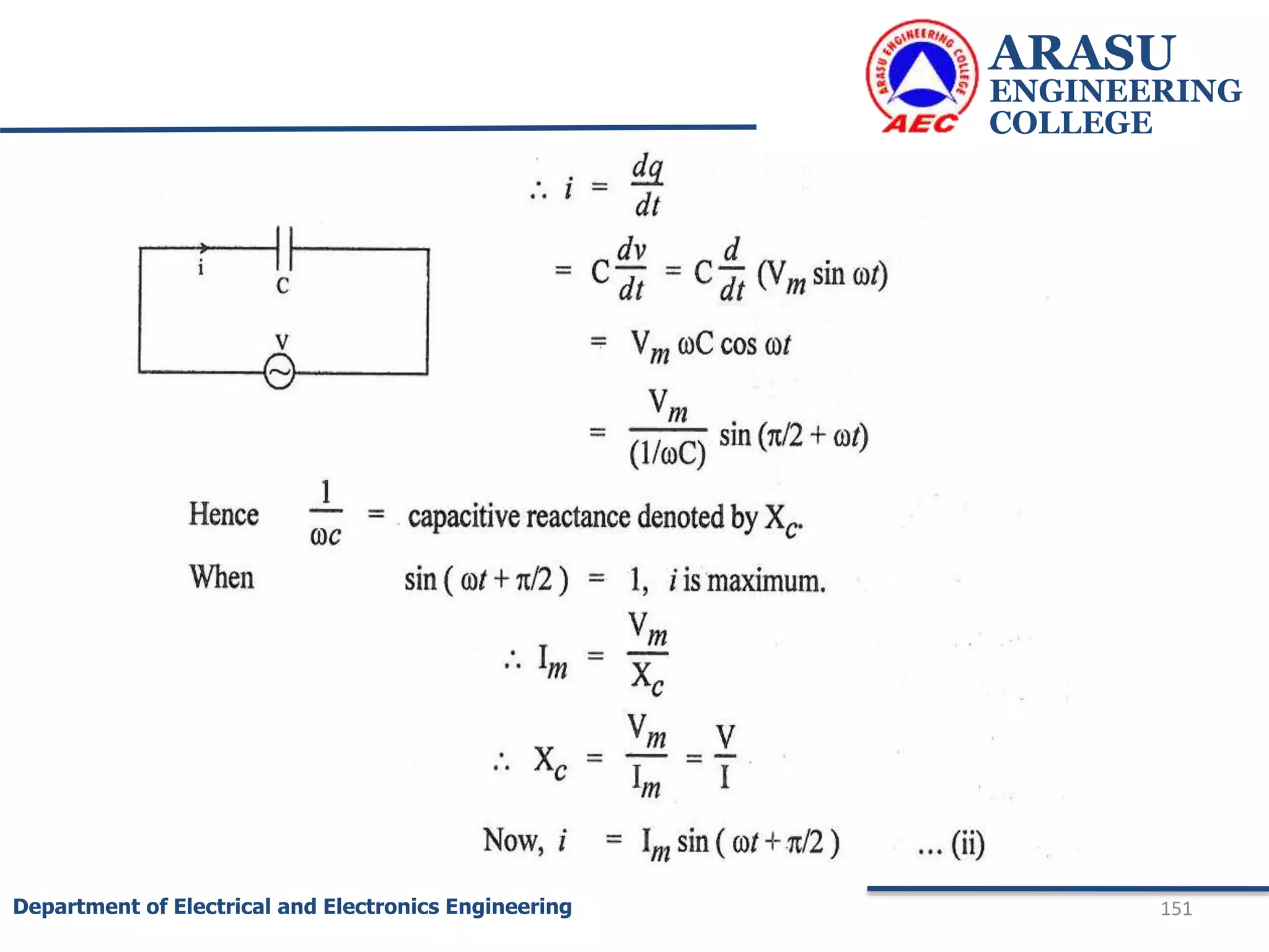 ARASU
ENGINEERING
COLLEGE
151
Department of Electrical and Electronics Engineering
 