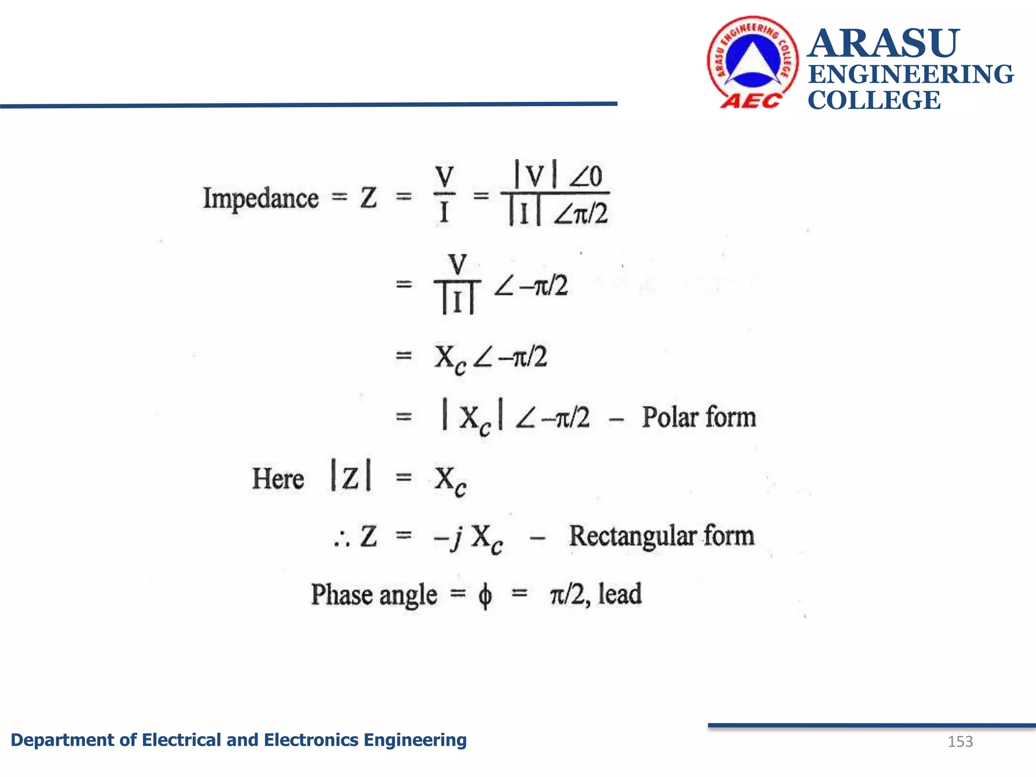 ARASU
ENGINEERING
COLLEGE
153
Department of Electrical and Electronics Engineering
 