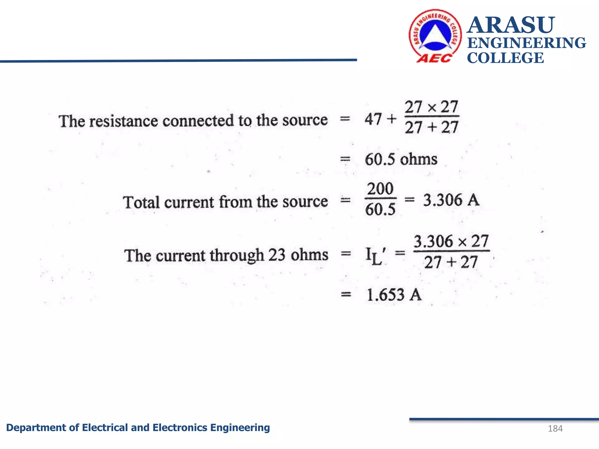 ARASU
ENGINEERING
COLLEGE
184
Department of Electrical and Electronics Engineering
 