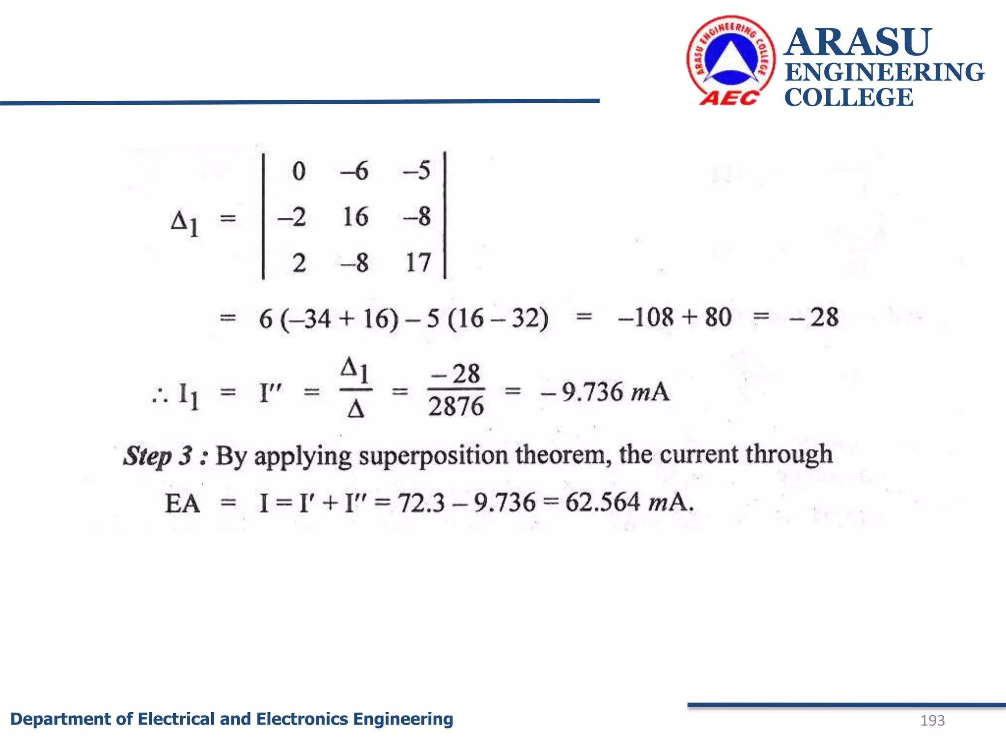 ARASU
ENGINEERING
COLLEGE
193
Department of Electrical and Electronics Engineering
 