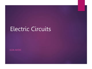 Electric Circuits
ILDA AVDIĆ
 