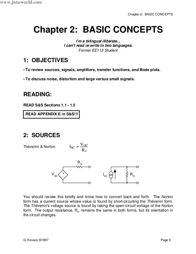 electric circuits notes