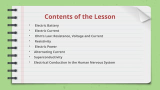 Module in Electric Current-lesson Guideleines pptx | PPTX