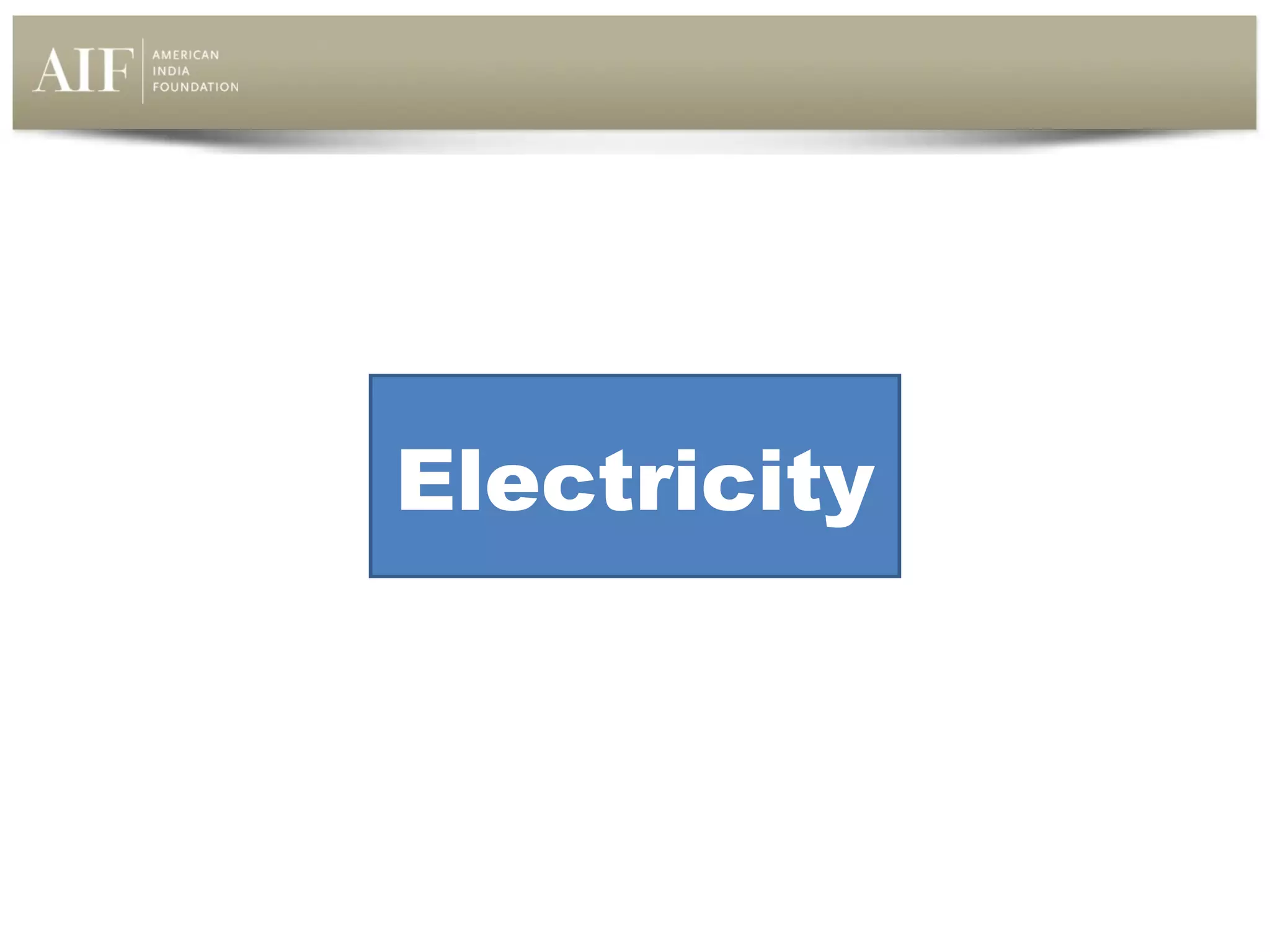 Electricity

 