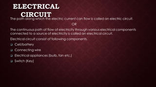 Electric current and its effect