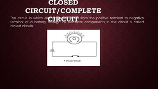 Electric current and its effect