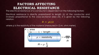 Electric current and its effect