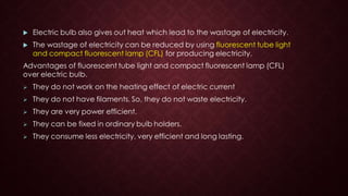 Electric current and its effect