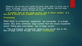 Electric current and its effect