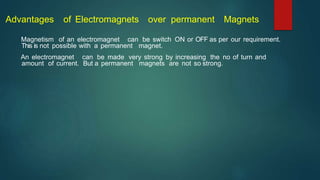 Electric current and its effect