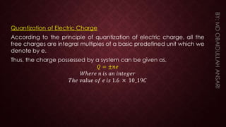 Electric current and its effect