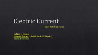Electric Current class 10 .pptx