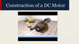 Construction of a DC Motor
 