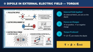 Comprehensive Physics Seminar on Electric Dipoles: Concepts and ...