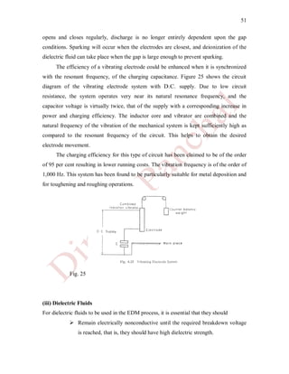 Electric Discharge Machining (Modern Machining Process) | PDF